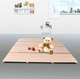 实木板床单人实木床简易折叠床榻榻米平板床加厚铺板原本色可定制