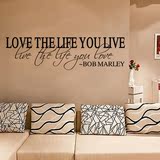 英文字母可移除墙贴客厅电视背景墙壁沙发装饰卧室温馨墙贴纸贴画