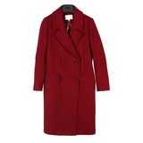 紫S 2016 秋季 女装 欧美范 大气 长款羊毛呢 大衣 外套 Z70957