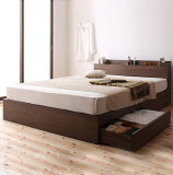 宜家北欧板式床 储物床日式榻榻米床现代简约多功能儿童床 收纳床
