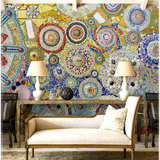 3d立体欧式复古抽象简约客厅客栈背景墙纸无缝大型壁画石头艺术