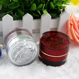 广州厂家定制双层玫瑰盖亚克力化妆品包装 30g膏霜瓶护肤霜瓶包材