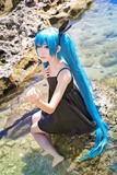 cosplay女装 动漫Vocaloid深海少女初音未来连衣裙全套日常服装