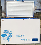 398升大型冷柜冻肉卧式商用冰柜冷柜茶叶柜全冷冻冷藏箱速冻冰柜