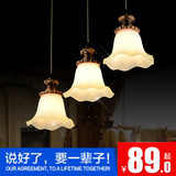 欧式吊灯简约创意个性圆形灯罩餐厅吊灯饭厅吊顶灯树脂单三头吊灯