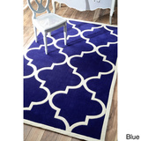 1.6x2.1米宝蓝色客厅卧室样板房地毯现货 简约时尚现代地毯 包邮