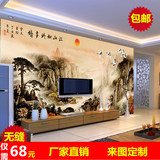 无缝大型壁画客厅沙发电视卧室背景墙墙纸壁画江山如此多娇图