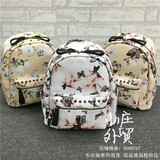 出口韩国 包包2016新款时尚韩版女士双肩包休闲学院风书包女背包