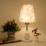 创意现代简约欧式陶瓷小台灯卧室床头灯 时尚婚庆调光LED装饰节能