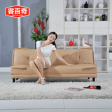 特价包邮皮艺折叠沙发床可折叠1米单人沙发床小户型客厅简约现代