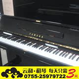 YAMAHA 日本原装钢琴 U1黑色款 深圳二手钢琴出租 按年租金价格