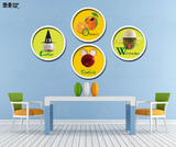 家居餐厅挂画创意蔬菜水果装饰画厨房现代简约个性有框墙壁画欧式