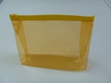 定做 PVC透明可站立包装袋 化妆品包装拉链袋 拉边袋文件袋资料袋