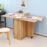 多功能餐桌小户型伸缩简易折叠餐桌饭桌餐桌椅组合宜家特价