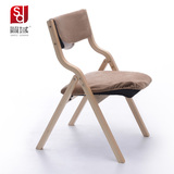 简域布艺餐椅套布套简约现代专用可拆洗椅子套子实木折叠靠背椅套