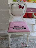 YZ006田园猫系列儿童家具定制做梳妆椅粉色实木软包椅子公主椅子