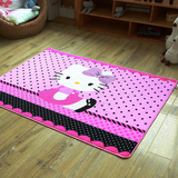 Hello Kitty凯蒂猫儿童地毯儿童房地毯卧室地毯102X142CM包邮