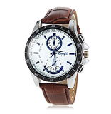 正品英伦风手表时尚商务男士石英表潮流防水不锈钢表带手表