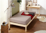 定制松木实木板硬床垫席梦思1.2硬床板1.5米排骨架双人1.8榻榻米
