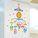 墙贴纸贴画婴儿早教卡通儿童房间幼儿园游乐园动物背景墙壁装饰品