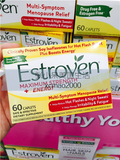 【美国代购】Estroven天然大豆异黄酮更年期综合营养片 60粒/盒