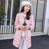 2016冬季新款女装棉袄韩版中长款时尚显瘦羽绒棉服学生棉衣外套潮