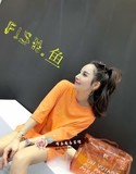 夏季新款韩版圆领糖果色纯色字母刺绣中长款棉质中袖T恤上衣女