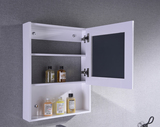 pvc防水浴室柜镜箱镜柜带毛巾杆卫生间带置物柜镜子镜箱烤漆
