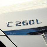 奔驰C200L标志 C260L车标 C180L车贴 2016款C级尾标 C300L改装标