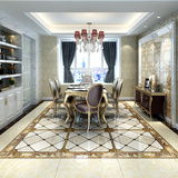贵族瓷砖 全抛釉客厅地砖800 800欧式地板砖釉面砖仿大理石拼花砖