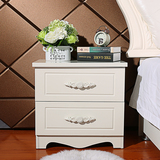 简约现代白色烤漆床头柜欧式特价卧室储物柜创意边柜宜家收纳柜