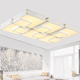 led吸顶灯客厅灯长方形大气现代简约艺术调光创意正方形卧室灯具