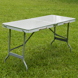 1.5米户外折叠桌 铝合金便携桌 展业桌 广告宣传桌 促销台地摊桌