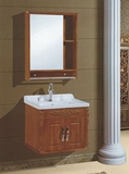 包邮卫浴60cm橡木欧式浴室柜组合洗漱台小卫生间洗脸盆柜洗手盆