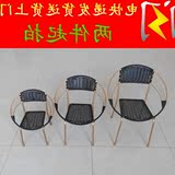特价小藤椅子童椅单人户外藤编休闲椅藤条椅阳台桌椅组合套件家具