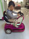 儿童电动车童车奔驰款瓦力车带遥控宝宝玩具碰碰车摩托车双驱包邮
