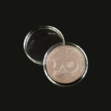 内径25mm 抗战70周年纪念币 1元硬币 亚克力 透明壳 专用保护盒