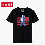 Baleno班尼路正品泰迪熊卡通情侣夏季男短袖T恤88602221 88602225