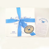 法国 Au chat Bleu蓝猫Ganache夹心礼盒情人节礼盒限 4颗粒装现货
