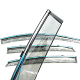适用于铃木16维特拉北斗星专用晴雨挡遮雨板车窗不锈钢亮条改装
