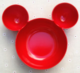 出口美国 Disney米奇碗卡通创意水果餐盘儿童可爱 米老鼠餐具碗盘
