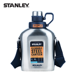 Stanley不锈钢水壶行军壶背带壶1L大容量户外登山运动水杯水壶