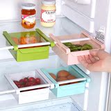 冰箱隔板层收纳架创意厨房用品抽屉式塑料保鲜置物架分类整理架子