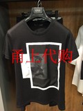 现货GXG男装2016年夏季商场同款男士黑色圆领短袖T恤62144026 429