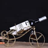 欧式红酒架创意葡萄酒架子复古铁艺摆件时尚现代简约红酒瓶架红酒