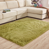 简约加厚丝毛地毯纯色 客厅茶几卧室房间床边毯地垫家用满铺定制