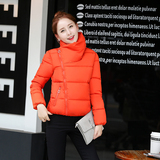 2016新款韩版羽绒服女短款大翻领加厚修身显瘦冬装外套