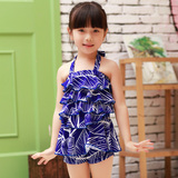 韩国儿童泳衣女童分体宝宝可爱裙式泳装温泉速干中大童女孩学生