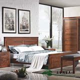 北美进口黑胡桃床卧室高端纯实木床定制1.8米奢华特价全实木家具