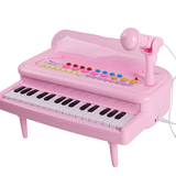 幼儿童电子琴带麦克风小女孩子早教音乐宝宝钢琴1-2-3-4-5岁玩具
